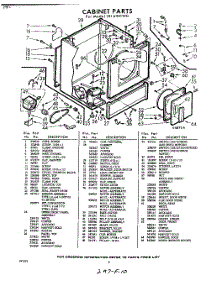 02 - Section parts for Whirlpool Dryer LXI6301W0 / from AppliancePartsPros.com