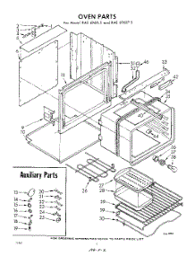02 - Oven parts for Whirlpool Range RAE69605 / from AppliancePartsPros.com