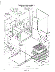 04 - Oven parts for Whirlpool RDE4950W / from AppliancePartsPros.com