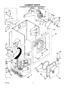 02 - Section parts for Whirlpool Dryer RGL4432AL0 / from AppliancePartsPros.com