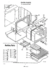 02 - Oven parts for Whirlpool Range RAE6960P / from AppliancePartsPros.com