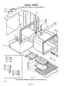 02 - Section parts for Whirlpool RDE6030W1 / from AppliancePartsPros.com
