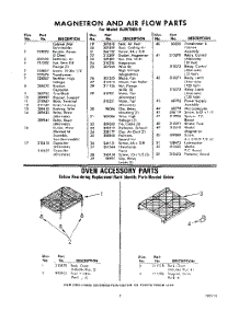 07 - Oven Accessory Parts parts for Whirlpool Microwave RJM78000 / from AppliancePartsPros.com