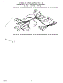 07 - Wiring Harness, Optional parts for Kitchenaid Oven KEBS107BWH3 / from AppliancePartsPros.com