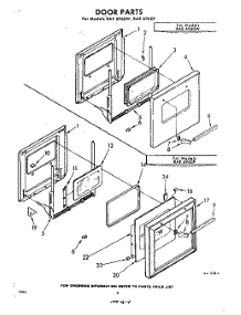 04 - Door parts for Whirlpool Range RAE6960W / from AppliancePartsPros.com