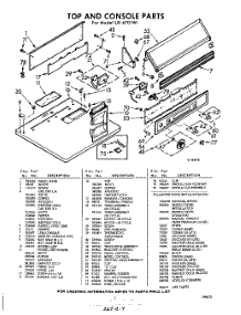 03 - Section parts for Whirlpool Dryer LXI6701W1 / from AppliancePartsPros.com