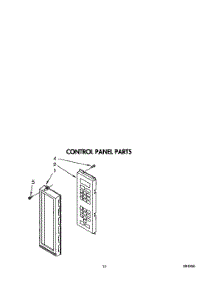 10 - Control Panel parts for Whirlpool Oven RM778PXXQ1 / from AppliancePartsPros.com