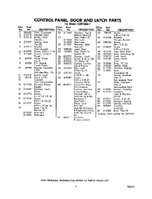 03 - Section parts for Whirlpool Microwave RJM78001 / from AppliancePartsPros.com