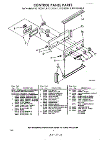 04 - Section parts for Whirlpool RYE1300W1 / from AppliancePartsPros.com