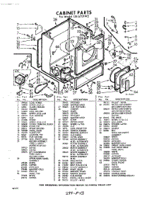 02 - Section parts for Whirlpool Dryer LXI6701W2 / from AppliancePartsPros.com