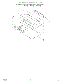 04 - Control Panel, Literature parts for Kitchenaid Oven KEBS107DAL2 / from AppliancePartsPros.com