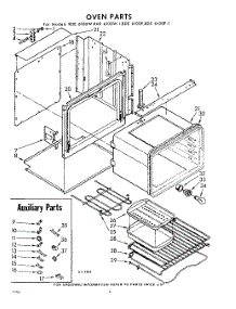 02 - Oven parts for Whirlpool RDE6100W1 / from AppliancePartsPros.com