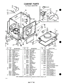 02 - Section parts for Whirlpool Dryer LXI6721W0 / from AppliancePartsPros.com