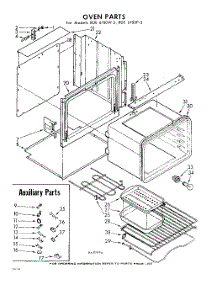 02 - Oven parts for Whirlpool RDE6100W2 / from AppliancePartsPros.com