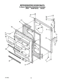 07 - Refrigerator Door, Lit / Optional parts for Whirlpool Refrigerator ET20ZKXXN00 / from AppliancePartsPros.com