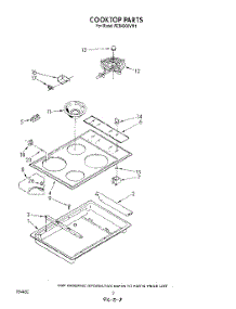 02 - Section parts for Whirlpool Cooktop RC8400XVM1 / from AppliancePartsPros.com