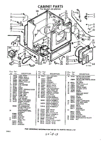 02 - Section parts for Whirlpool Dryer LXI6901W1 / from AppliancePartsPros.com