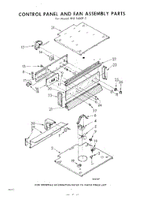 04 - Control Panel And Fan parts for Whirlpool REE1600P2 / from AppliancePartsPros.com