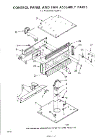 04 - Control Panel And Fan parts for Whirlpool REE1600P3 / from AppliancePartsPros.com