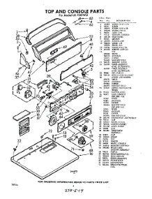 04 - Section parts for Whirlpool Dryer LXI7501W0 / from AppliancePartsPros.com
