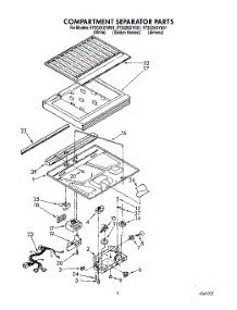 03 - Compartment Separator parts for Whirlpool Refrigerator ET20ZKXYG01 / from AppliancePartsPros.com