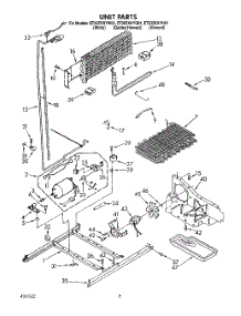 06 - Unit parts for Whirlpool Refrigerator ET20ZKXYG01 / from AppliancePartsPros.com