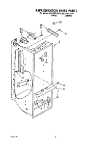 02 - Refrigerator Liner parts for Whirlpool Refrigerator RS22ARXXL00 / from AppliancePartsPros.com