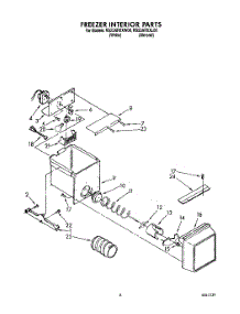 05 - Freezer Interior parts for Whirlpool Refrigerator RS22ARXXL00 / from AppliancePartsPros.com