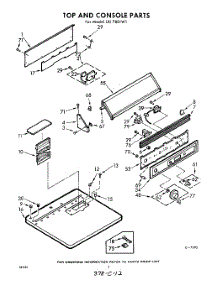 02 - Section parts for Whirlpool Dryer LXI7801W1 / from AppliancePartsPros.com