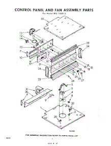 04 - Control Panel And Fan parts for Whirlpool REE1700P2 / from AppliancePartsPros.com
