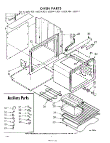 02 - Oven parts for Whirlpool RDE6550W / from AppliancePartsPros.com
