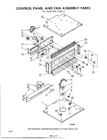 04 - Control Panel And Fan parts for Whirlpool REE1700P3 / from AppliancePartsPros.com