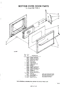 07 - Bottom Oven parts for Whirlpool REE1700P3 / from AppliancePartsPros.com