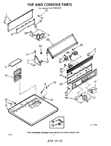 02 - Section parts for Whirlpool Dryer LXI7801W2 / from AppliancePartsPros.com