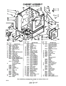 04 - Section parts for Whirlpool Dryer LXI7801W2 / from AppliancePartsPros.com