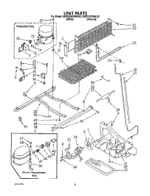 06 - Unit parts for Kitchenaid Refrigerator KBRS22KWAL02 / from AppliancePartsPros.com