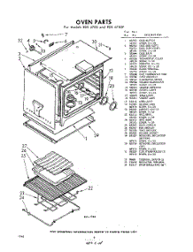 06 - Oven parts for Whirlpool RDE6700W / from AppliancePartsPros.com