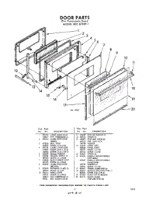 03 - Section parts for Whirlpool RDE6700W1 / from AppliancePartsPros.com