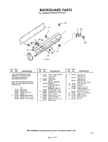 05 - Back Guard parts for Whirlpool RVE327 / from AppliancePartsPros.com