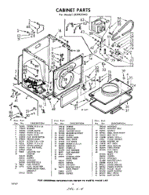 04 - Cabinet parts for Whirlpool Dryer LXI9921W0 / from AppliancePartsPros.com