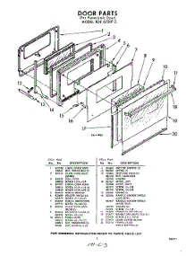 03 - Section parts for Whirlpool RDE6700W2 / from AppliancePartsPros.com
