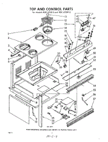 04 - Top And Control parts for Whirlpool RDE6700W2 / from AppliancePartsPros.com