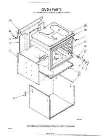 02 - Oven parts for Whirlpool REE6700P / from AppliancePartsPros.com
