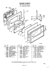 06 - Door parts for Whirlpool REE6700P1 / from AppliancePartsPros.com