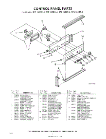 06 - Control Panel parts for Whirlpool RYE1688W4 / from AppliancePartsPros.com