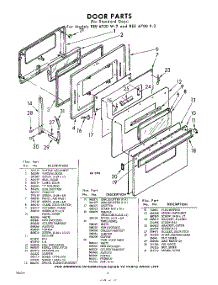 04 - Door parts for Whirlpool REE6700P2 / from AppliancePartsPros.com