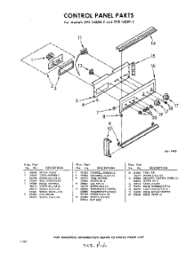 06 - Control Panel parts for Whirlpool RYE1688W5 / from AppliancePartsPros.com