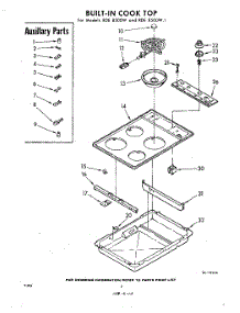02 - Section parts for Whirlpool RDE8500W1 / from AppliancePartsPros.com