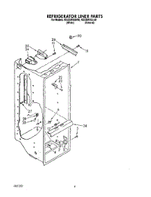 03 - Refrigerator Liner parts for Whirlpool Refrigerator RS22BRXAL00 / from AppliancePartsPros.com