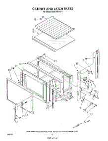 06 - Cabinet And Latch , Literature And Optional parts for Whirlpool Range RM978BXVM1 / from AppliancePartsPros.com